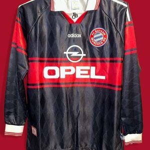 FC Bayern Munich 1997 Retro Away Kit - Size L - Brand New NWT